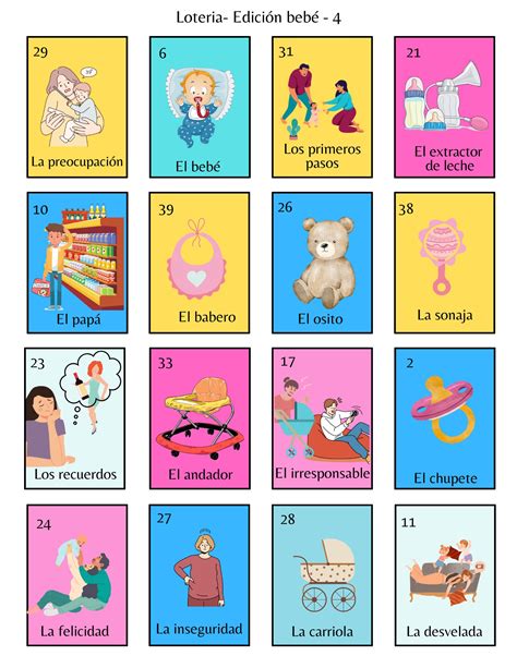 loteria baby shower|baby shower loteria ideas.